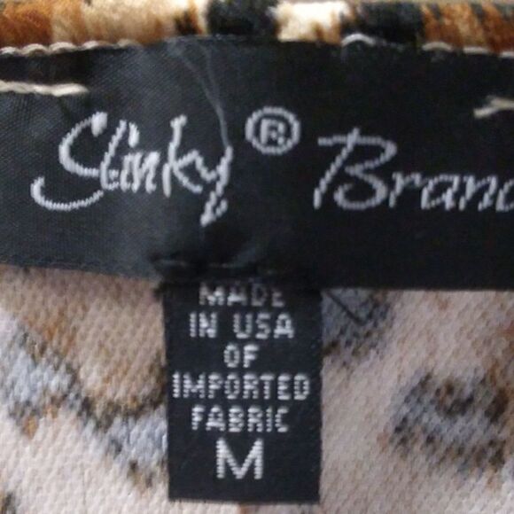 SLINKY BRAND SHEATH DRESS Animal LEOPARD     WOMEN'S SIZE Medium - Picture 3 of 5